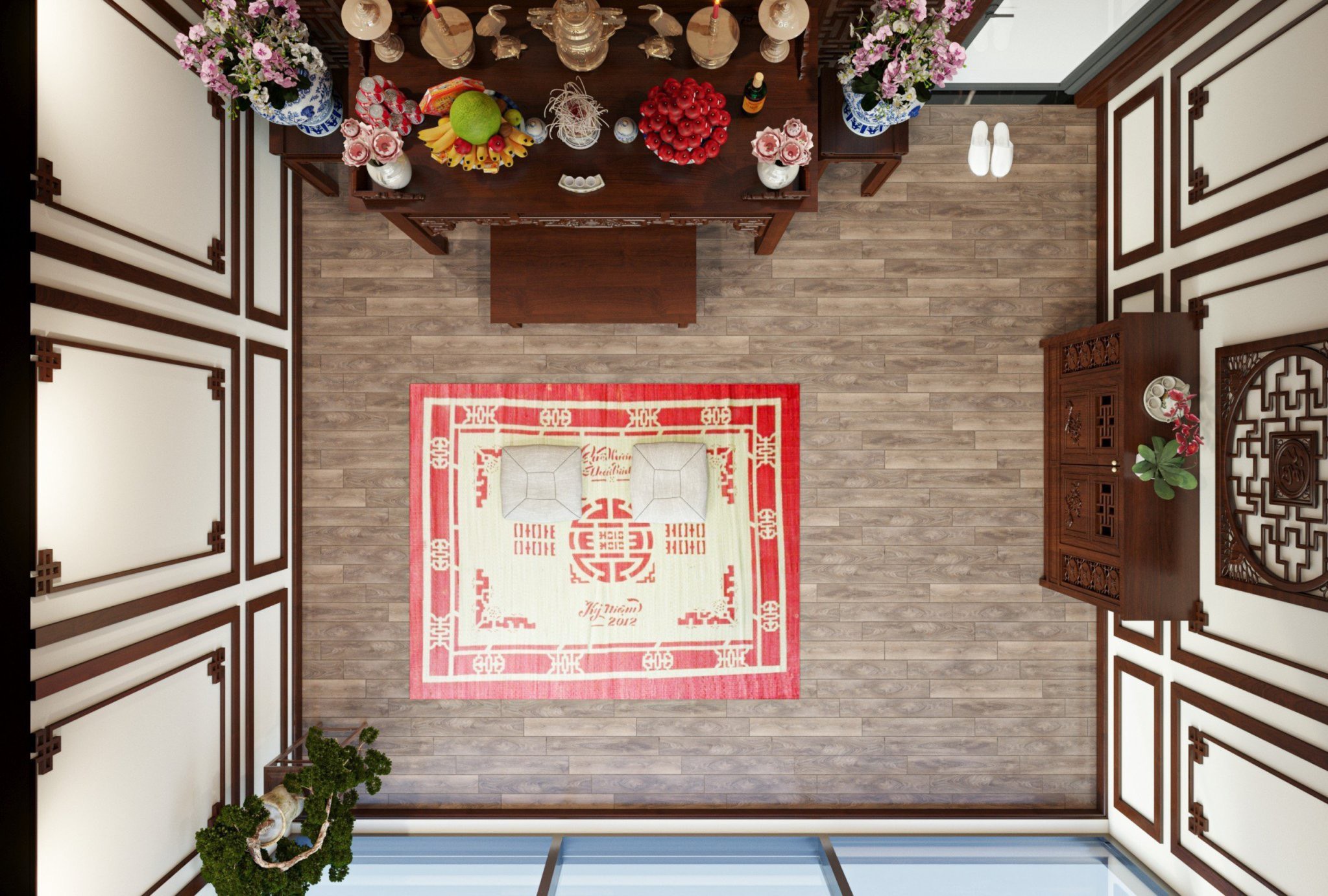 Thiết kế nội thất nhà ở A Hường Uông Bí